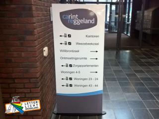 Rechte informatiezuil voor binnen gebruik